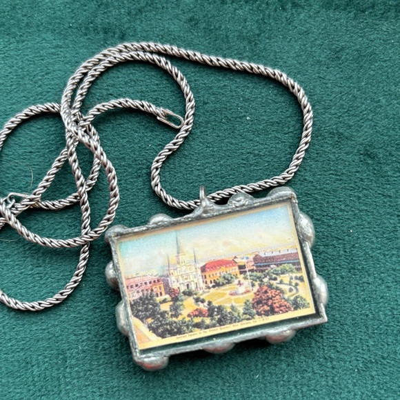 Jewelry - New Orleans “Postcard” Pendant for Necklace